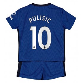 Chelsea Fodboldtrøjer Christian Pulisic 10 Børn Hjemmebanesæt 2020/21 Kort ærmer